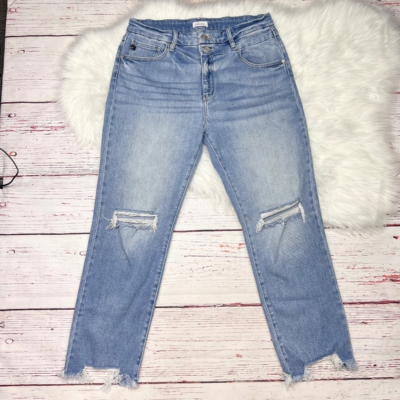 KanCan Denim - 👖|•KANCAN•| High Rise Straight Leg Raw Step Hems Size 15/31👖